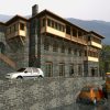 Detached houses complex with front store, Metsovo